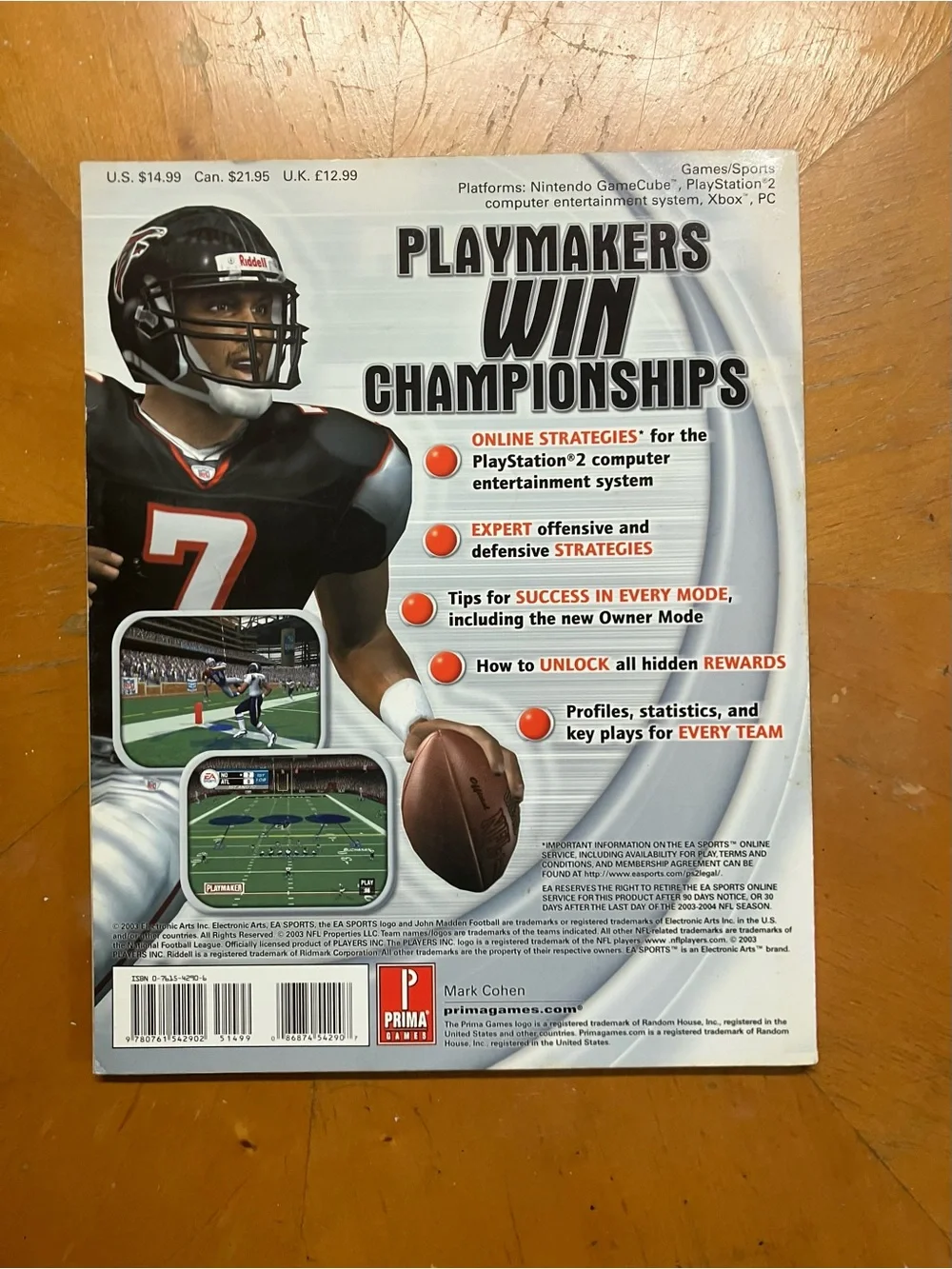 Madden NFL 2004 Prima Official Strategy Guide Book
